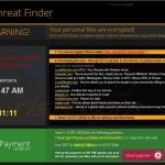 ransomware crypto exemplo 4 - threat finder