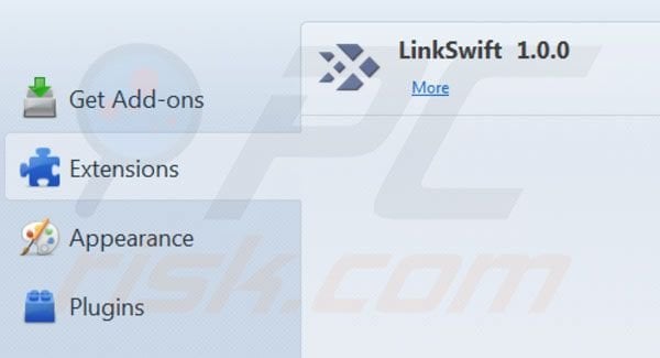 Remover LinkSwift do Mozilla FireFox