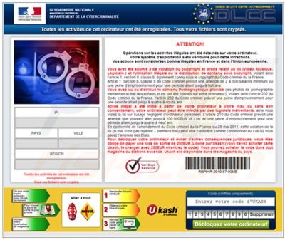 França navegador bloqueado
