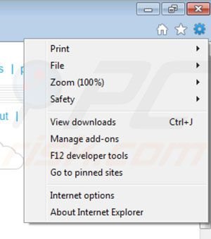 Remover SaveSense do Internet Explorer passo 1