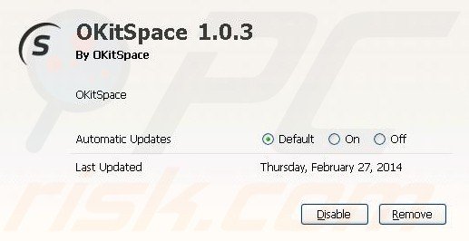 Remova o Vírus OkitSpace do Mozilla Firefox passo 2