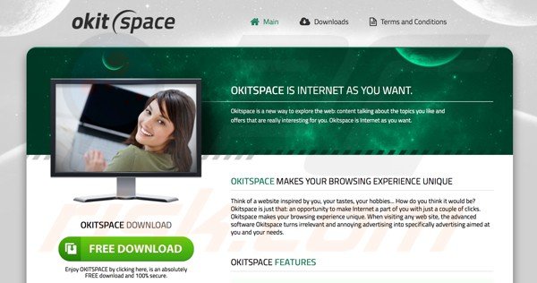 vírus OkitSpace