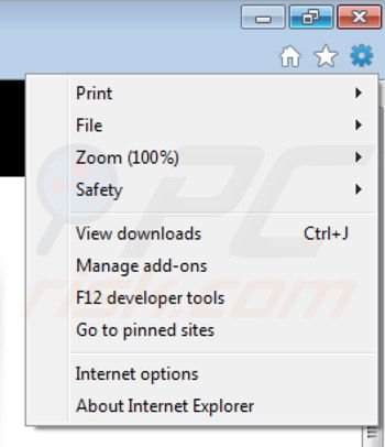 Remover Plus-HD do Internet Explorer passo 1