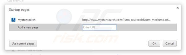 Removendo mystartsearch.com da página inicial do Google Chrome