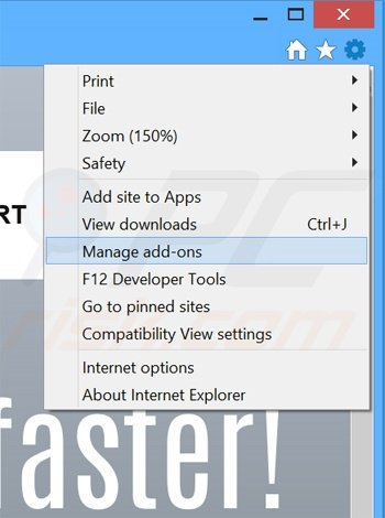 Removendo os anúncios LinkWiz do Internet Explorer passo 1
