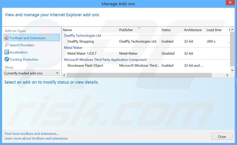 Removendo os anúncios Open Download Manager do Internet Explorer passo 2