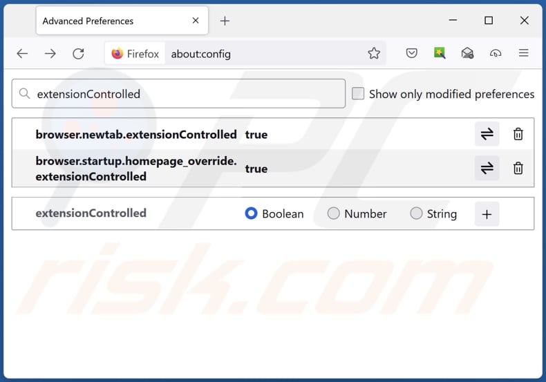 Remoção do motor de pesquisa pré-definido mobilisearch.com do Mozilla Firefox
