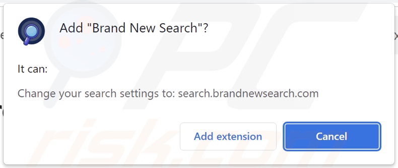 Brand New Search Sequestrador de navegador a pedir permissões