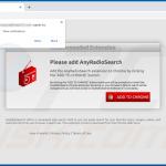 Site usado para promover o sequestrador de navegador AnyRadioSearch 2