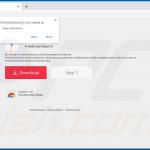 Site usado para promover o sequestrador de navegador FreeStreamSearch (Chrome)