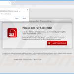 Site usado para promover o sequestrador de navegador PDFSearchHQ 1