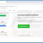 Site usado para promover o sequestrador de navegador SearchConverterInc 1