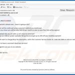 fraude your free trial period is almost over email segunda variante