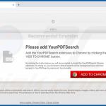 Website utilizado para promover TopPDFSearch sequestrador do navegador (Chrome)
