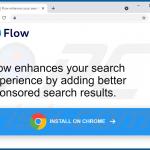 Site de promoção do adware Flow 1