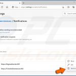 Desactivar notificações de navegador no navegador web Microsoft Edge (PC)