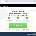 Website a promover Secure Browser 2