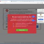 Site fraudulento utilizado para promover o adware Movies Craver (exemplo 1)