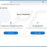 MetaMask-site de phishing temático (2022-05-09)