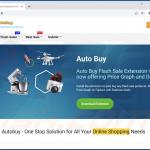 Site a promover cookie stuffing browser extension ( Vendas AutoBuy Flash, Promoções, e Cupões)