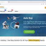 Site a promover cookie stuffing browser extension ( Vendas AutoBuy Flash, Promoções, e Cupões)