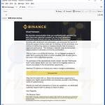 Fraude do BNB Chain Airdrop que promove o email de spam 1