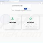 Site fraudulento utilizado para promover o malware PrivateLoader 1