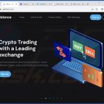 Plataforma de troca de criptomoedas falsa - yeblance[.]com