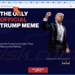 $TRUMP Airdrop Sítio Web falso e fraudulento 1