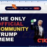 $TRUMP Airdrop Sítio Web falso e fraudulento 3