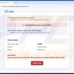 Photos & Documents Will Be Deleted golpe de e-mail site falso 1