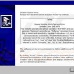 instalador do adware severe weather alerts exemplo 3