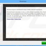 Instalador do adware fraudulento BrowserSupport 