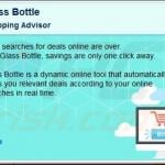 anúncios pop-up a gerar adware glass bottle