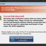 mensagens falsas de aviso de segurança de programas antivírus falsos exemplo 4
