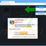 anúncio pop-up do firefox do adware mediaplayer