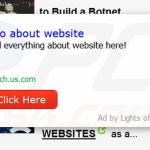 O adware Lights Off a gerar anúncios online intrusivos (exemplo 2)