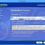 Configuração da instalação WeatherBug