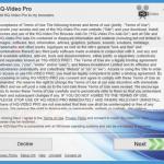 instalador do adware HQ Video Pro