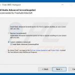 instalador do adware baidu advanced screensnapshot   exemplo 3