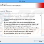 Instalador fraudulento a promover o adware Celebrity Alert (exemplo 1)