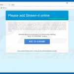 Website usado para promover o sequestrador de navegador Stream-it
