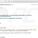 Malware Emotet a distribuir email (exemplo 2)