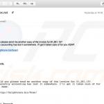 Malware Emotet a distribuir email (exemplo 3)