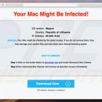 Terceira janela de Your Mac Might Be Infected!