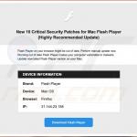 atualizador falso do mac flash player a distribuir patches de segurança em flash