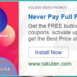 Anúncio do adware Holiday Radio Promos