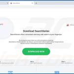 Site usado para promover o sequestrador de navegador SearchSeries