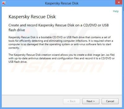 Disco de recuperação KAV2014