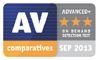Kaspersky Antivirus 2014 av comparatives award 1